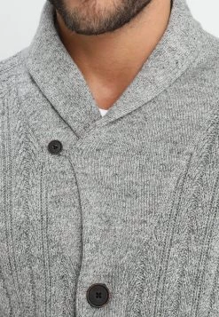 Pier One Chaqueta De Punto - Mottled Dark Grey, Hombre -Ofertas Pier One Tienda a81bf8b9d0cc4071ae6e5334e2ae0b0e