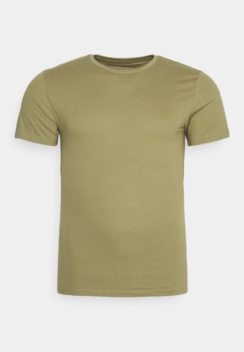 Pier One 5 PACK - Camiseta Básica - Orange/dark Blue/green, Hombre 7 Pier One 5 PACK - Camiseta Básica - Orange/dark Blue/green, Hombre - Imagen 5