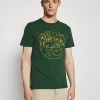 Pier One Hombre Camiseta Estampada - Dark Green -Ofertas Pier One Tienda ab33066e9ab0467c80bae89300678c5d