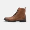 Pier One Hombre LEATHER - Botines Con Cordones - Brown 1 Pier One Hombre LEATHER - Botines Con Cordones - Brown -Ofertas Pier One Tienda abcbdda6d4f04069978d26b034a529a1