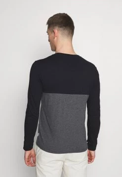 Pier One Hombre Camiseta De Manga Larga - Black/mottled Dark Grey -Ofertas Pier One Tienda af0b5643af9a4ea8a122e2591b6b14bb