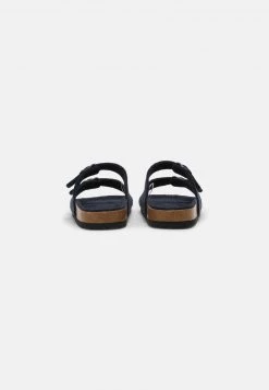 Pier One UNISEX - Sandalias Planas - Dark Blue, Unisexo -Ofertas Pier One Tienda b04b72555bdf4bab9355f5d86c755d83