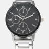 Pier One Unisexo UNISEX - Reloj - Black/silver-coloured