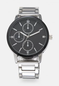 Pier One Unisexo UNISEX - Reloj - Black/silver-coloured