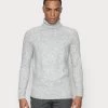 Pier One Hombre ESSENTIAL WINTER TURTLENECK / 512 - MOTTLED BLUE - Jersey De Punto - Mottled Light Grey -Ofertas Pier One Tienda b339608e502c4efda7f3ead397030f10