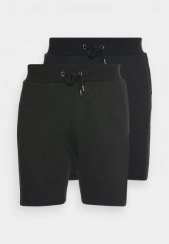 Pier One 2 PACK - Shorts - Black, Hombre -Ofertas Pier One Tienda b365d4ee255148078cac809a78f1a1a1