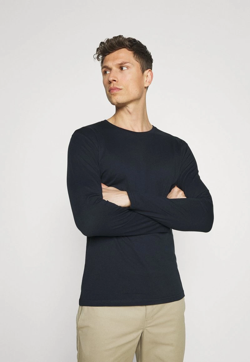 Pier One Hombre 2 PACK - Camiseta De Manga Larga - Dark Blue/mottled Grey 6 Pier One Hombre 2 PACK - Camiseta De Manga Larga - Dark Blue/mottled Grey - Imagen 4