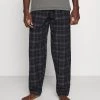 Pier One Hombre Pantalón De Pijama - Black/blue