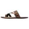 Pier One Hombre Sandalias De Dedo - Cognac