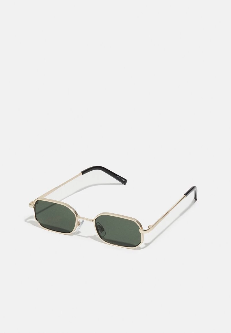 Pier One Unisexo UNISEX - Gafas De Sol - Gold-colured/ Green 3 Pier One Unisexo UNISEX - Gafas De Sol - Gold-colured/ Green