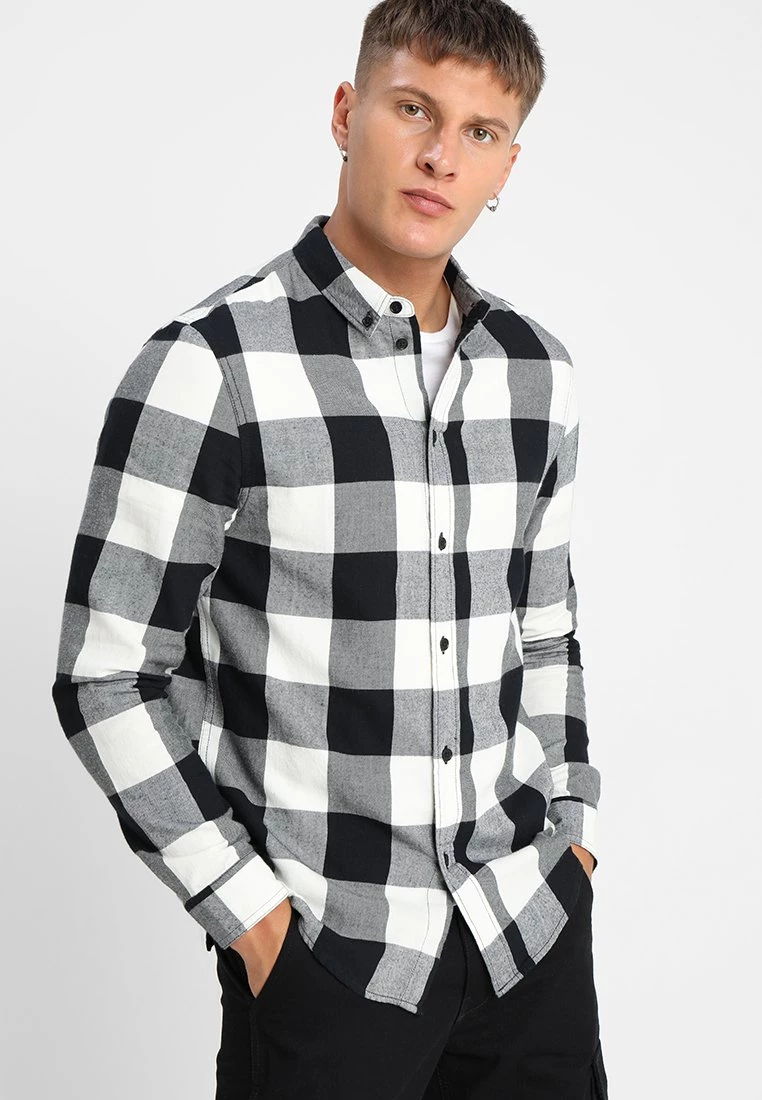 Pier One Hombre Camisa - Black/white 3 Pier One Hombre Camisa - Black/white
