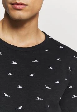 Pier One Hombre Camiseta Estampada - Black -Ofertas Pier One Tienda c0c7720de98b40ea9f5bb5e81e3b7cf2