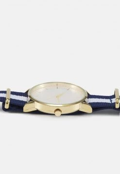 Pier One Unisexo UNISEX - Reloj - Gold/blue/white -Ofertas Pier One Tienda c25b2a9874e34a5d912a1c47bf10b3b7