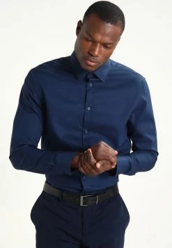 Pier One Hombre Camisa Elegante - Dark Blue