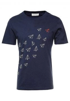 Pier One Hombre Camiseta Estampada - Dark Blue -Ofertas Pier One Tienda c476ed88386f4d719c7cdcef3f33dd1f