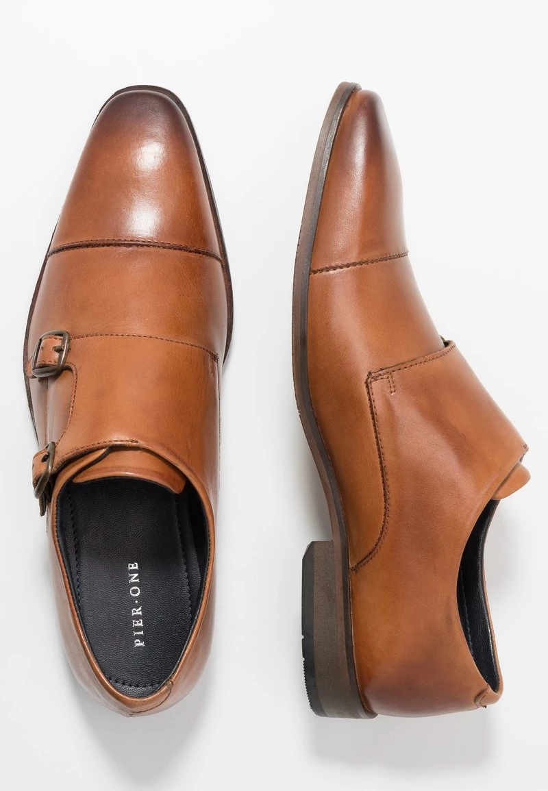 Pier One Hombre LEATHER - Mocasines - Cognac 4 Pier One Hombre LEATHER - Mocasines - Cognac - Imagen 2