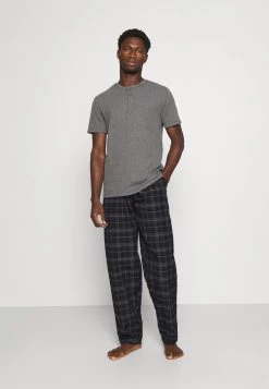 Pier One Hombre Pantalón De Pijama - Black/blue -Ofertas Pier One Tienda c6482abf928c48e899507fcbe6f3921d