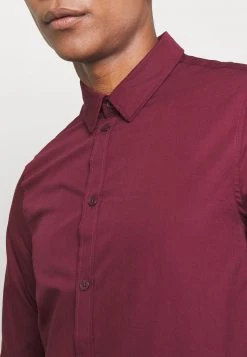 Pier One Camisa Elegante - Bordeaux, Hombre -Ofertas Pier One Tienda c8722db9d6e944d98f1c009aac146513