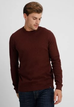 Pier One Hombre Jersey De Punto - Mottled Bordeaux