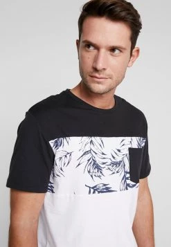 Pier One Hombre Camiseta Estampada - White/black -Ofertas Pier One Tienda c8d3234c76414204ae8b7c372631b1af