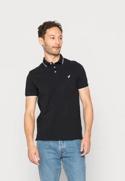 Pier One Polo - Black, Hombre