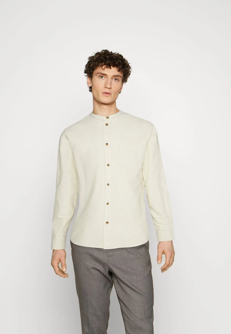 Pier One COLLAR OXFORD - Camisa - Off-white, Hombre 3 Pier One COLLAR OXFORD - Camisa - Off-white, Hombre