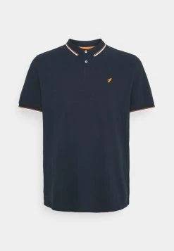 Pier One Hombre Polo - Dark Blue/orange