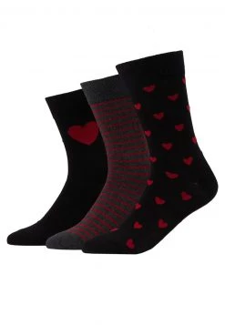Pier One Hombre VALENTINES 3 PACK - Calcetines - Black/dark Red 8 Pier One Hombre VALENTINES 3 PACK - Calcetines - Black/dark Red -Ofertas Pier One Tienda cac0add0f3cb4cc2be2f8fbe8ab3bcb8