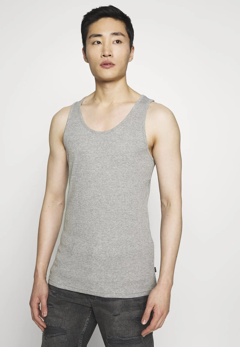 Pier One Hombre 3 PACK - Top - White/black 7 Pier One Hombre 3 PACK - Top - White/black - Imagen 5