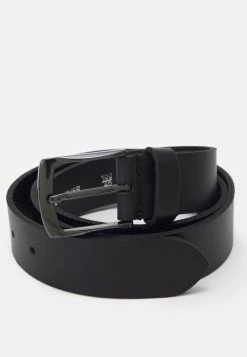 Pier One Hombre LEATHER - Cinturón - Black -Ofertas Pier One Tienda cbb75020cb5743229793fa15eb257a77