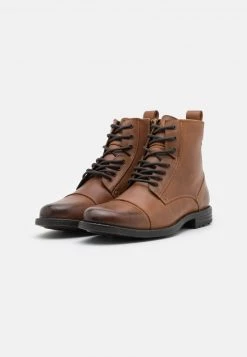 Pier One Hombre LEATHER - Botines Con Cordones - Brown -Ofertas Pier One Tienda cc8dfe2fea8b4b9bac2b4a39243f2b17