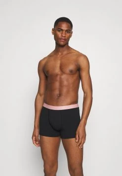 Pier One Hombre 5 PACK - Culotte - Black/dark Grey/red