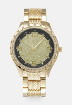 Pier One Unisexo Reloj - Gold-coloured