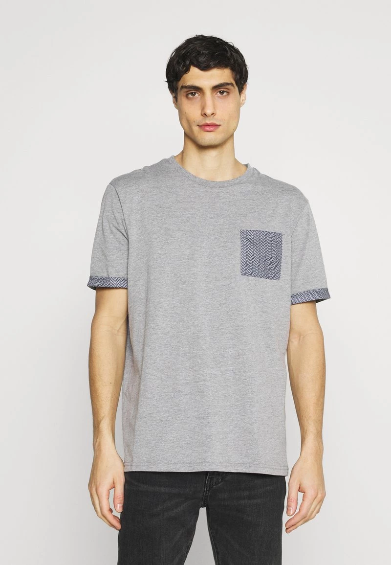 Pier One Camiseta Estampada - Mottled Grey, Hombre 3 Pier One Camiseta Estampada - Mottled Grey, Hombre