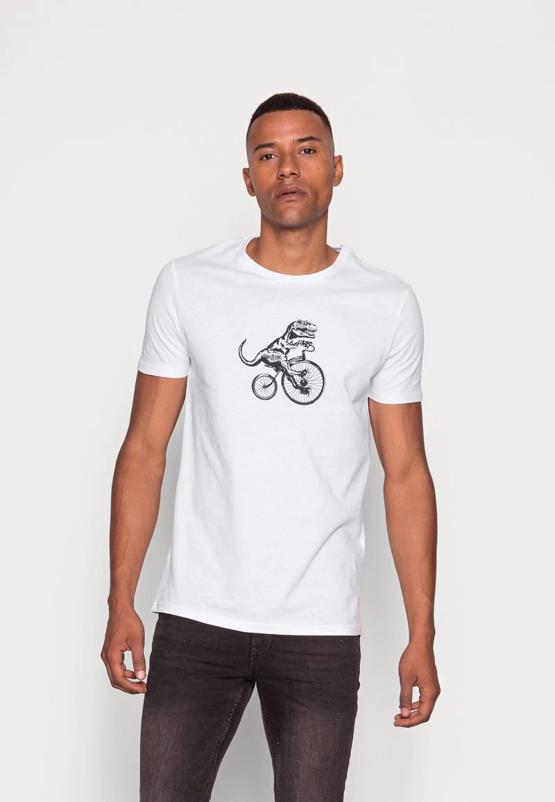 Pier One Camiseta Estampada - White, Hombre 3 Pier One Camiseta Estampada - White, Hombre