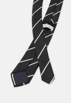 Pier One Hombre Corbata - Black/white -Ofertas Pier One Tienda db7cdfb127f3453991fb41d5362df53a