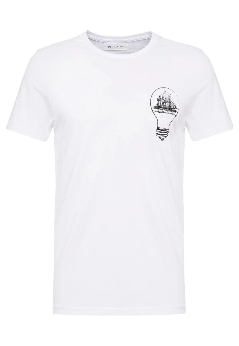 Pier One Hombre Camiseta Estampada - White 7 Pier One Hombre Camiseta Estampada - White - Imagen 5