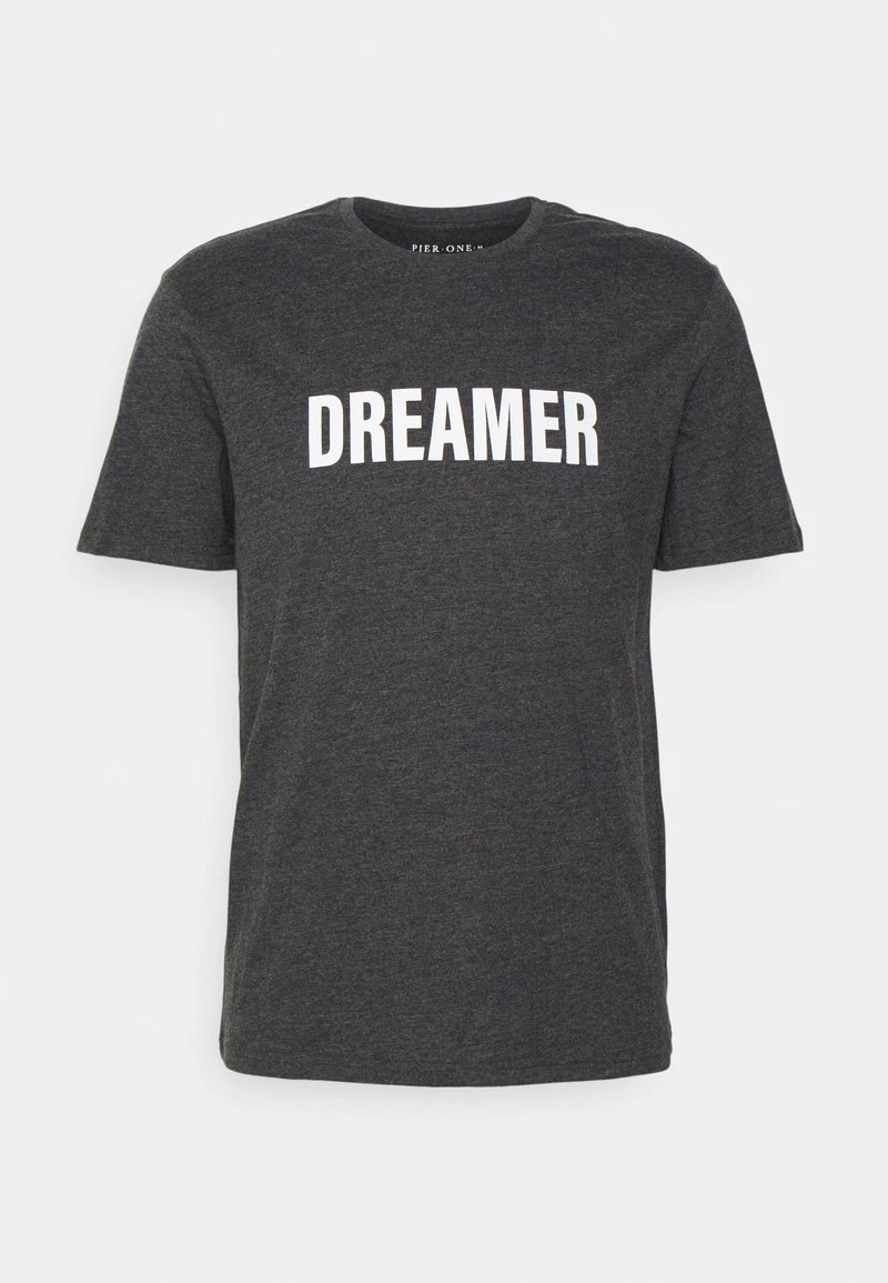 Pier One Hombre Pijama - Mottled Dark Grey/black 4 Pier One Hombre Pijama - Mottled Dark Grey/black - Imagen 2