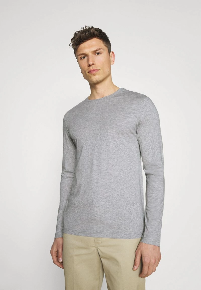 Pier One Hombre 2 PACK - Camiseta De Manga Larga - Dark Blue/mottled Grey 4 Pier One Hombre 2 PACK - Camiseta De Manga Larga - Dark Blue/mottled Grey - Imagen 2