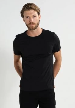 Pier One Hombre 2 PACK - Camiseta Básica - Black -Ofertas Pier One Tienda dee66c7e2e734d18983e6a98b1cdab15