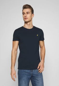 Pier One Camiseta Básica - Dark Blue, Hombre