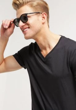 Pier One 2 PACK - Camiseta Básica - White/black, Hombre -Ofertas Pier One Tienda e073533816284d398e474fb2d3238a21