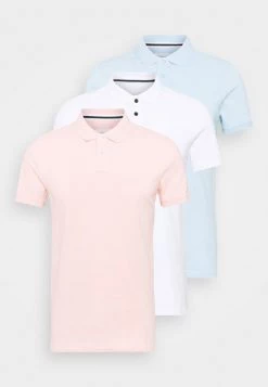 Pier One Hombre 3 PACK - Polo - White/light Blue/pink -Ofertas Pier One Tienda e076d6446cf4456082c2304ae412145d