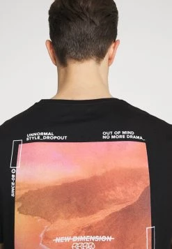 Pier One Hombre Camiseta Estampada - Black -Ofertas Pier One Tienda e0d784ce30f34237b4877b35e3c71562