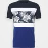 Pier One Hombre Camiseta Estampada - Blue -Ofertas Pier One Tienda e11dca5eb5a04da99379a18e98647f46