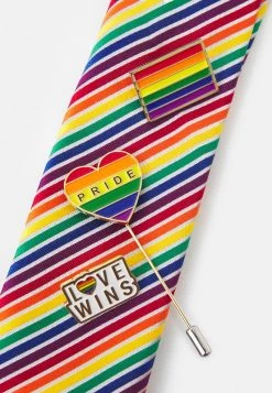 Pier One Hombre PRIDE RAINBOW PINS SET - Corbata - Multi-coloured -Ofertas Pier One Tienda e1ab67e623df42319114c4c614c9166b