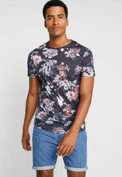 Pier One Hombre Camiseta Estampada - Multicoloured