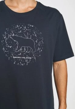 Pier One Hombre Camiseta Estampada - Dark Blue -Ofertas Pier One Tienda e32794348deb4c6b99700b12dd6e1d60