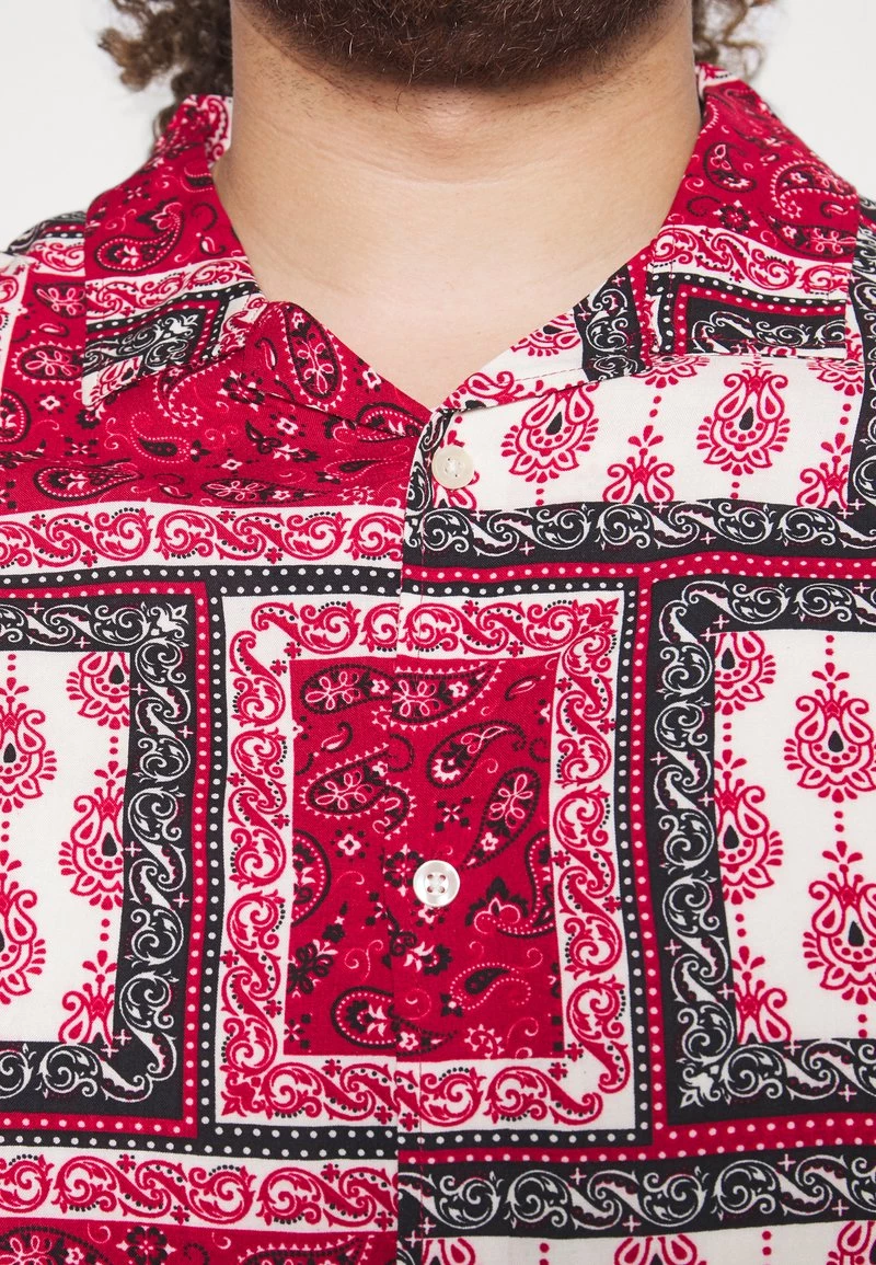 Pier One Hombre PAISLEY - Camisa - Red-beige 10 Pier One Hombre PAISLEY - Camisa - Red-beige - Imagen 8