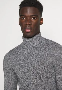 Pier One MUSCLE FIT TURTLE - Jersey De Punto - Mottled Grey, Hombre -Ofertas Pier One Tienda e3c882d2274c45af8a9f7df902604a5f